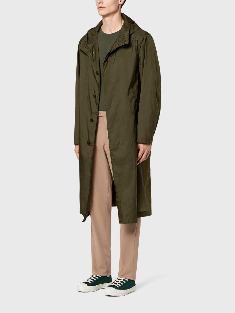 Mackintosh Synthetic Oversized Hooded Raincoat in Green for Men - Lyst