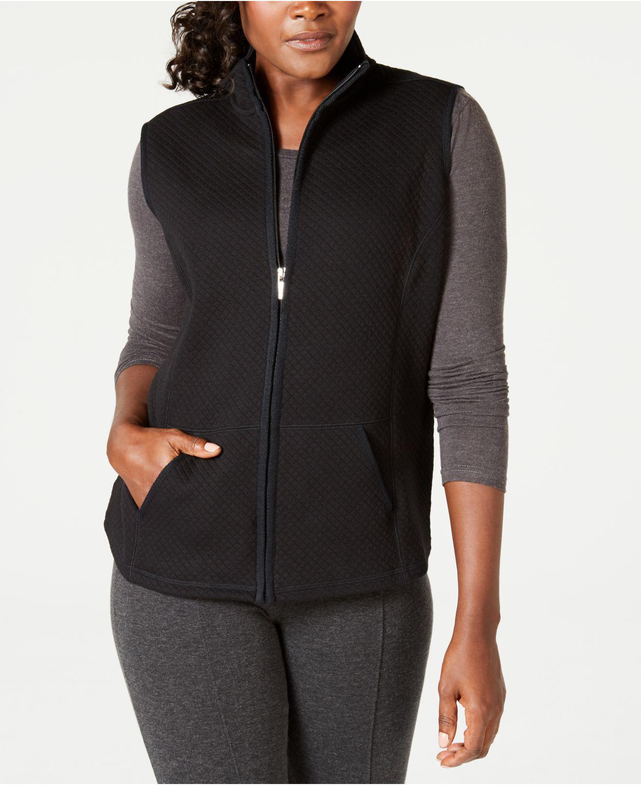 macy's karen scott fleece vest