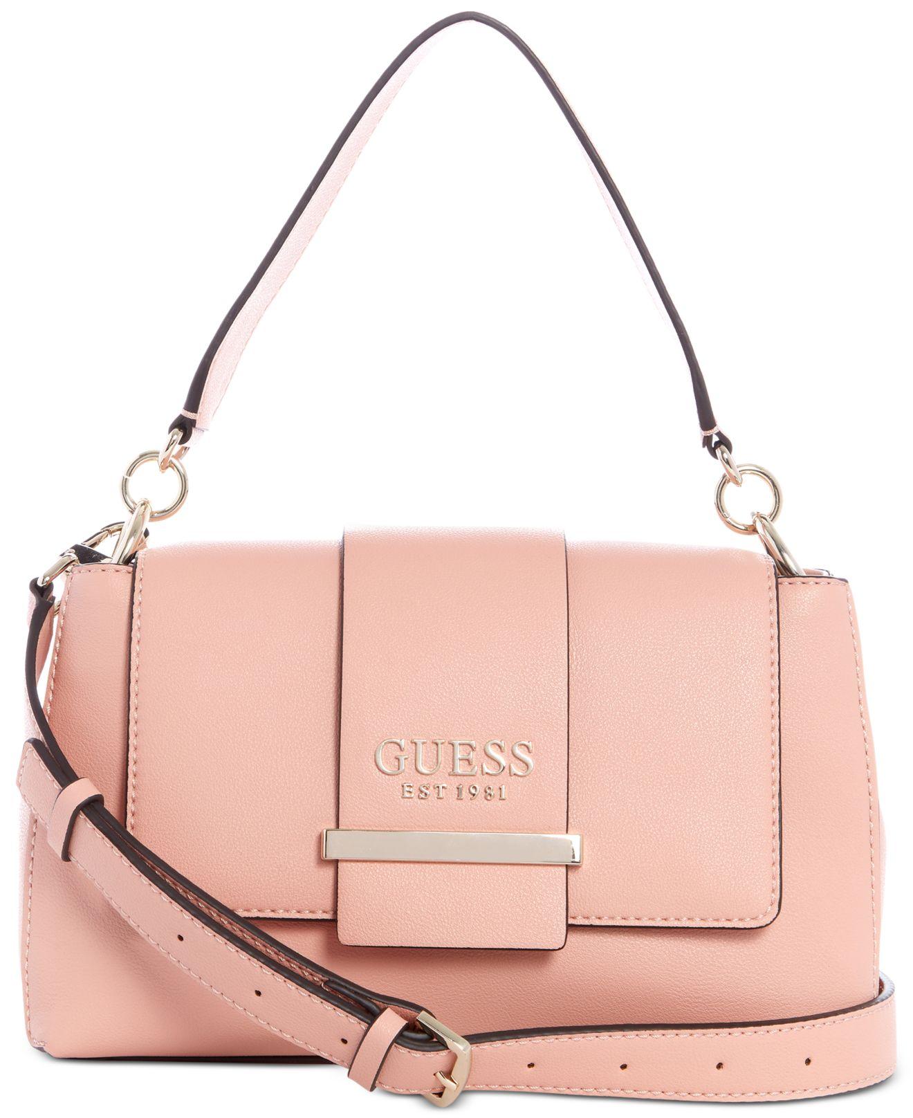 Guess Tara Top Handle Flap Bag Lyst
