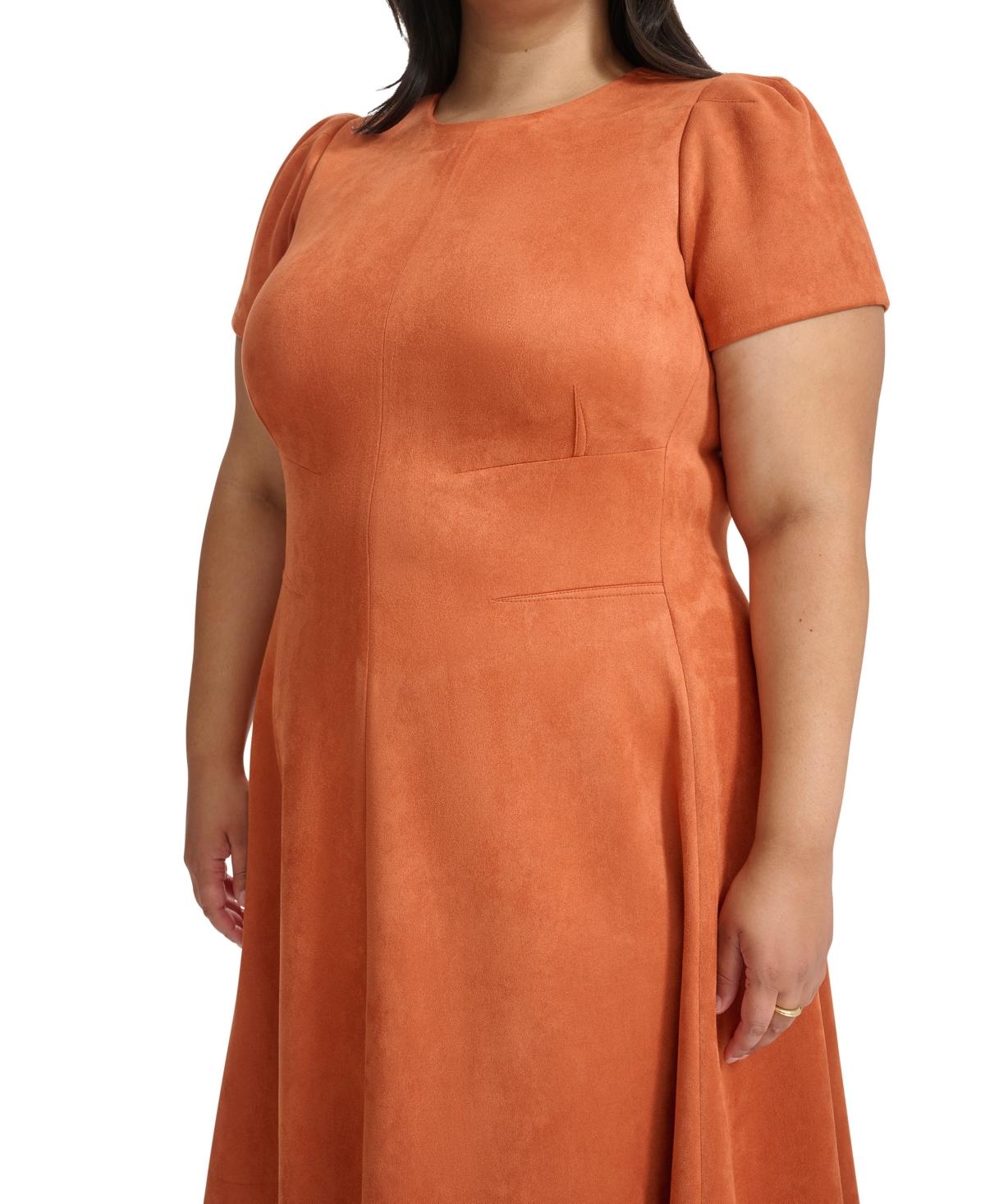 HOT Flare Dress Macys Plus Size Calvin Klein Calvin Klein Plus