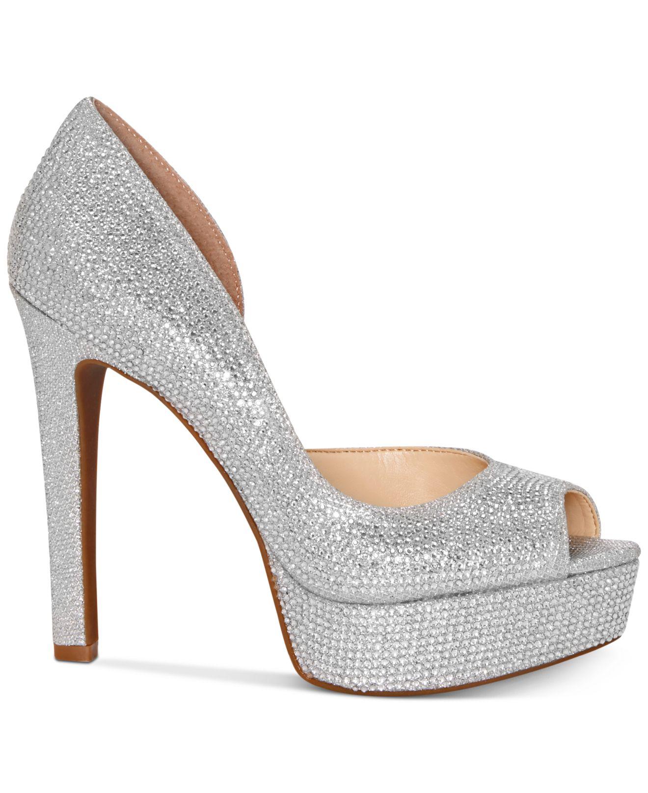 jessica simpson silver shoes