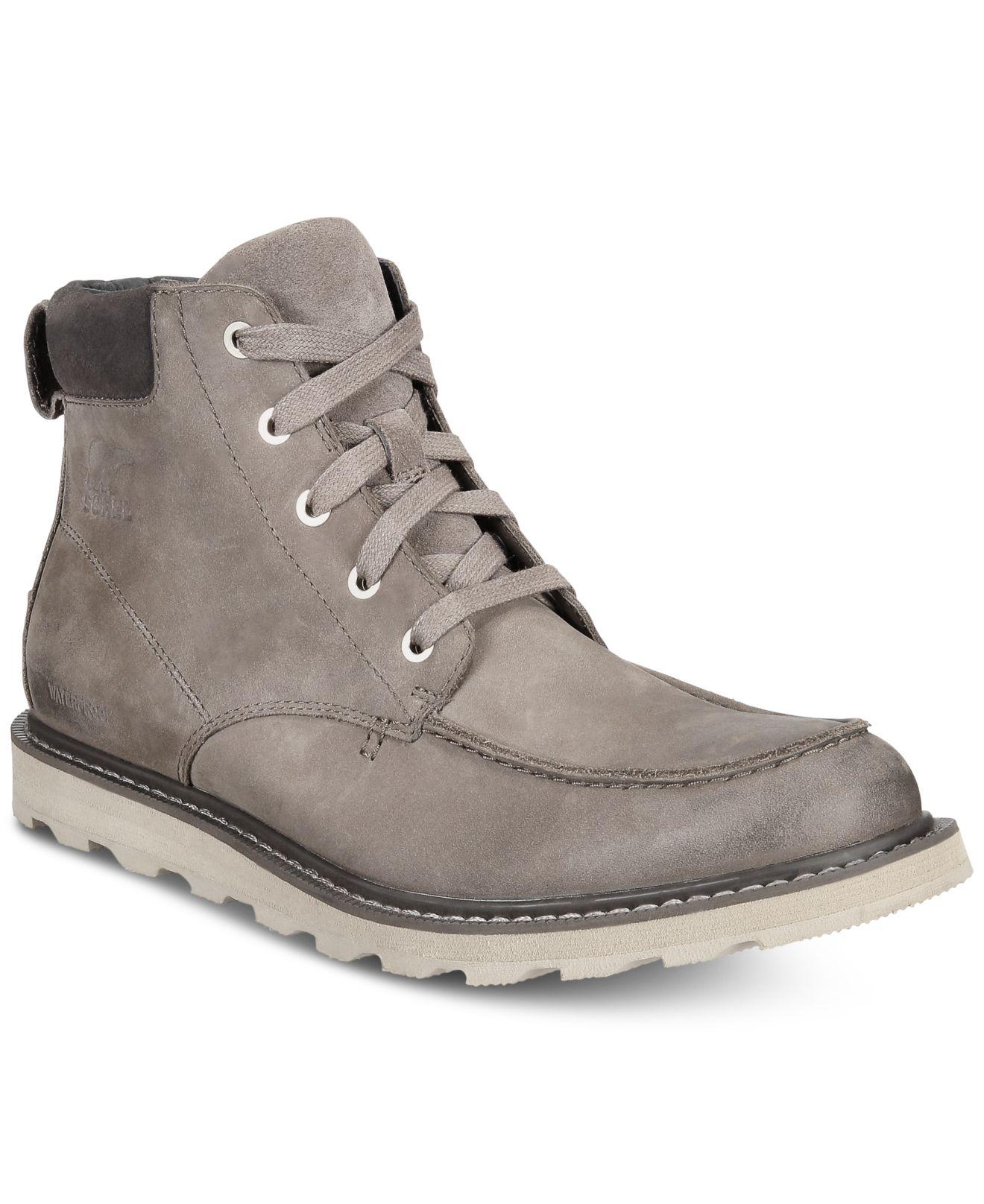 men's madson moc toe waterproof boot