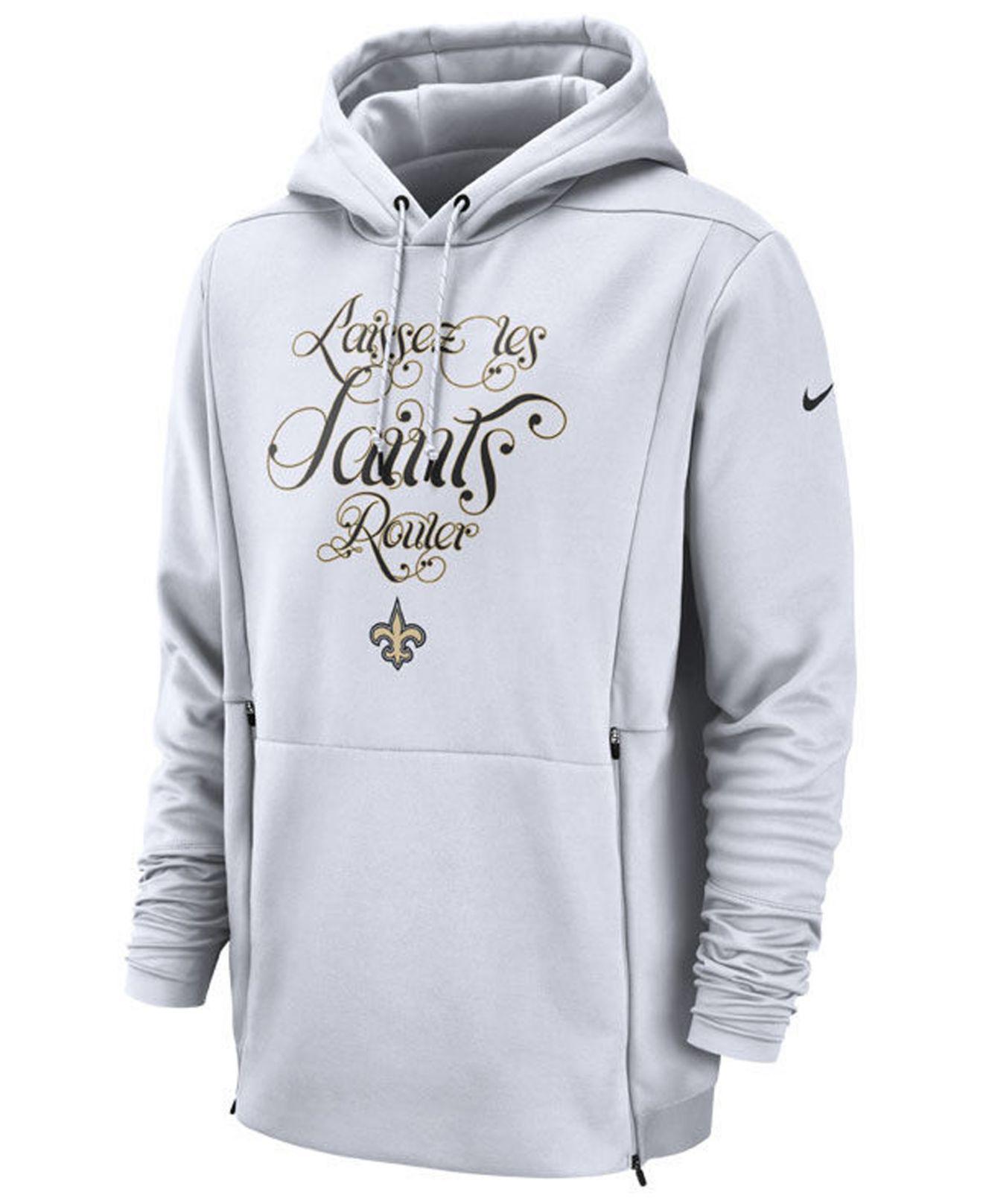 white nola hoodie saints