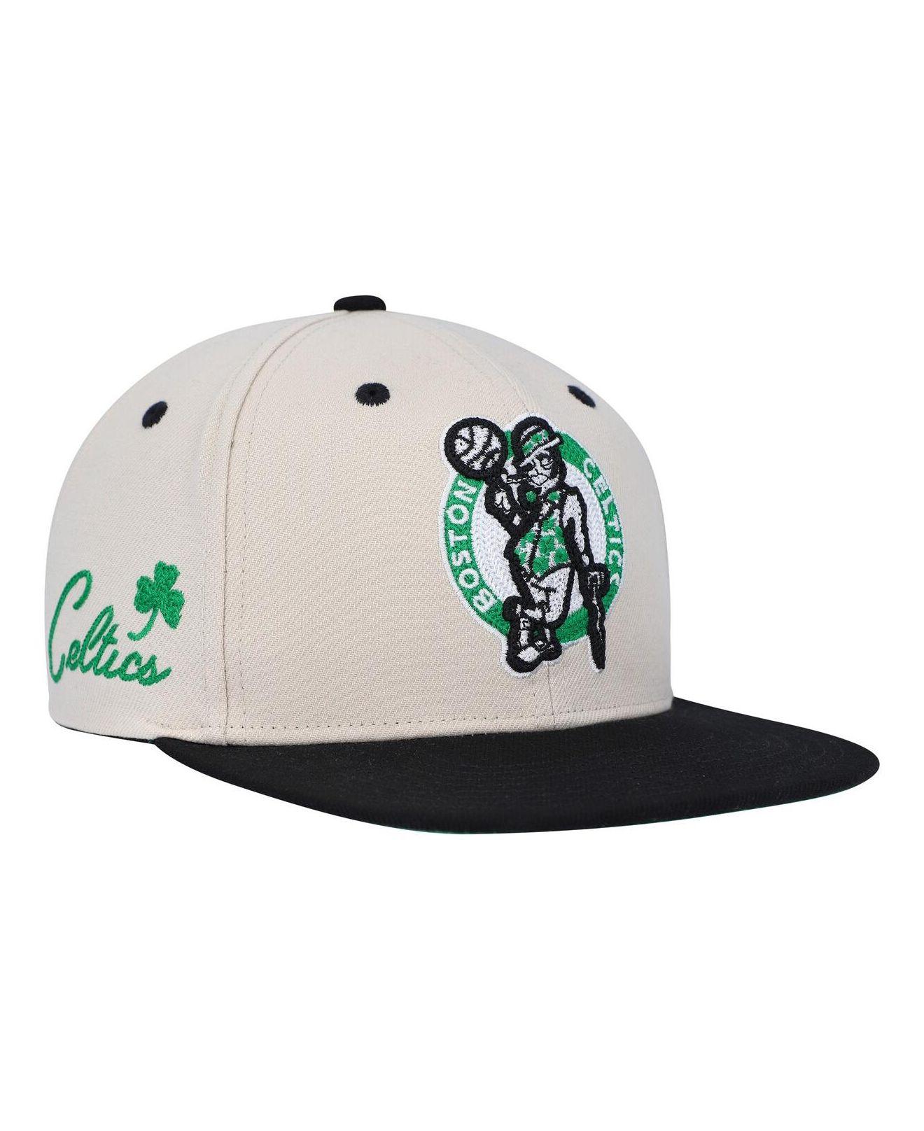 Mitchell Ness Cream Black Boston Celtics Hardwood Classics 2