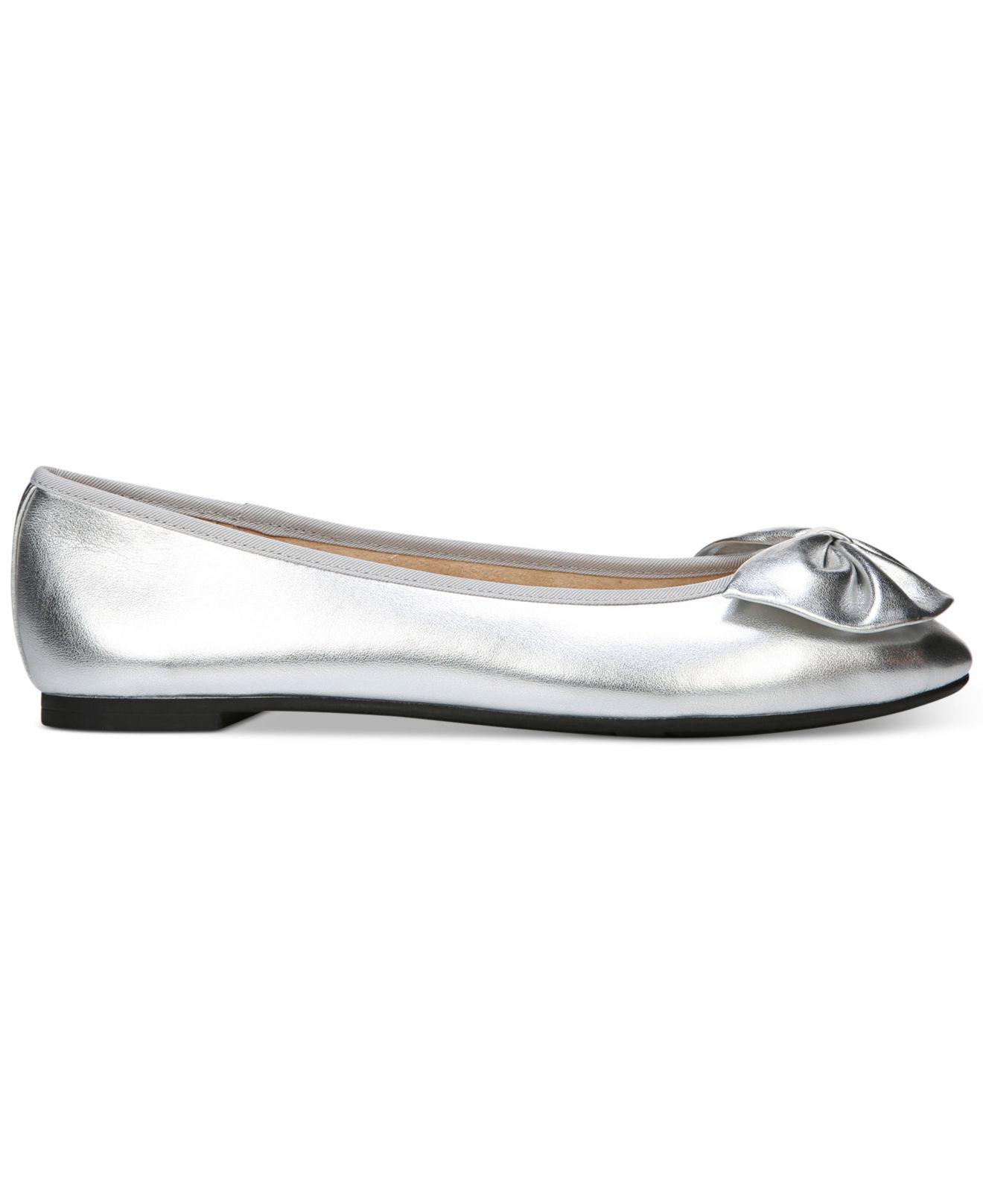 Circus by Sam Edelman Ciera Bow Ballet Flats in Metallic | Lyst