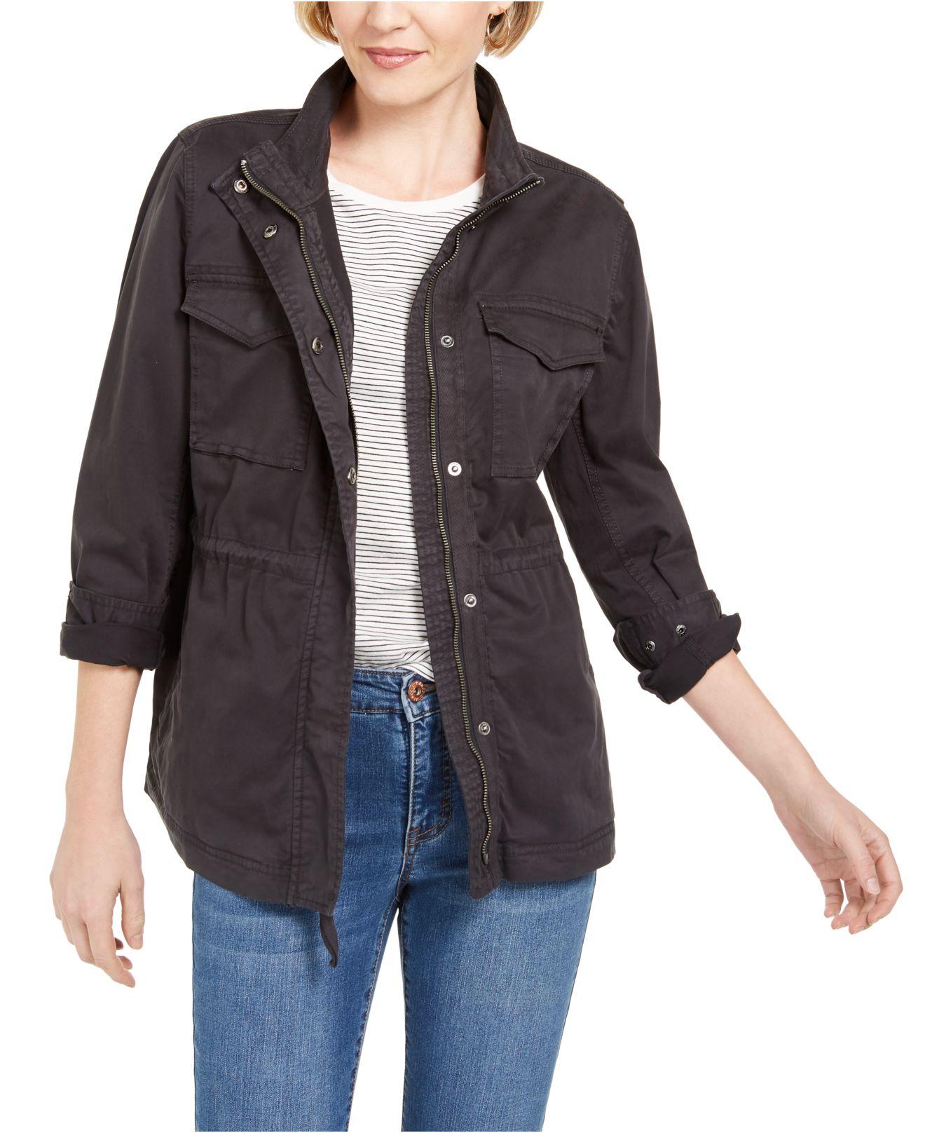 macys womens utility jacket
