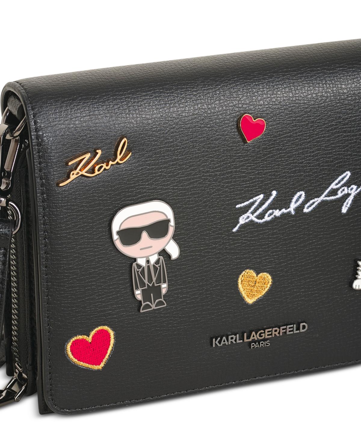 Karl Lagerfeld Lourdes Crossbody in Black Lyst
