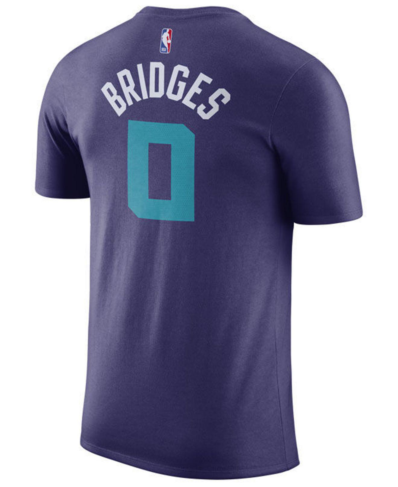 Nike Miles Bridges Charlotte Hornets Statement Player T-shirt in Purple for  Men | Lyst