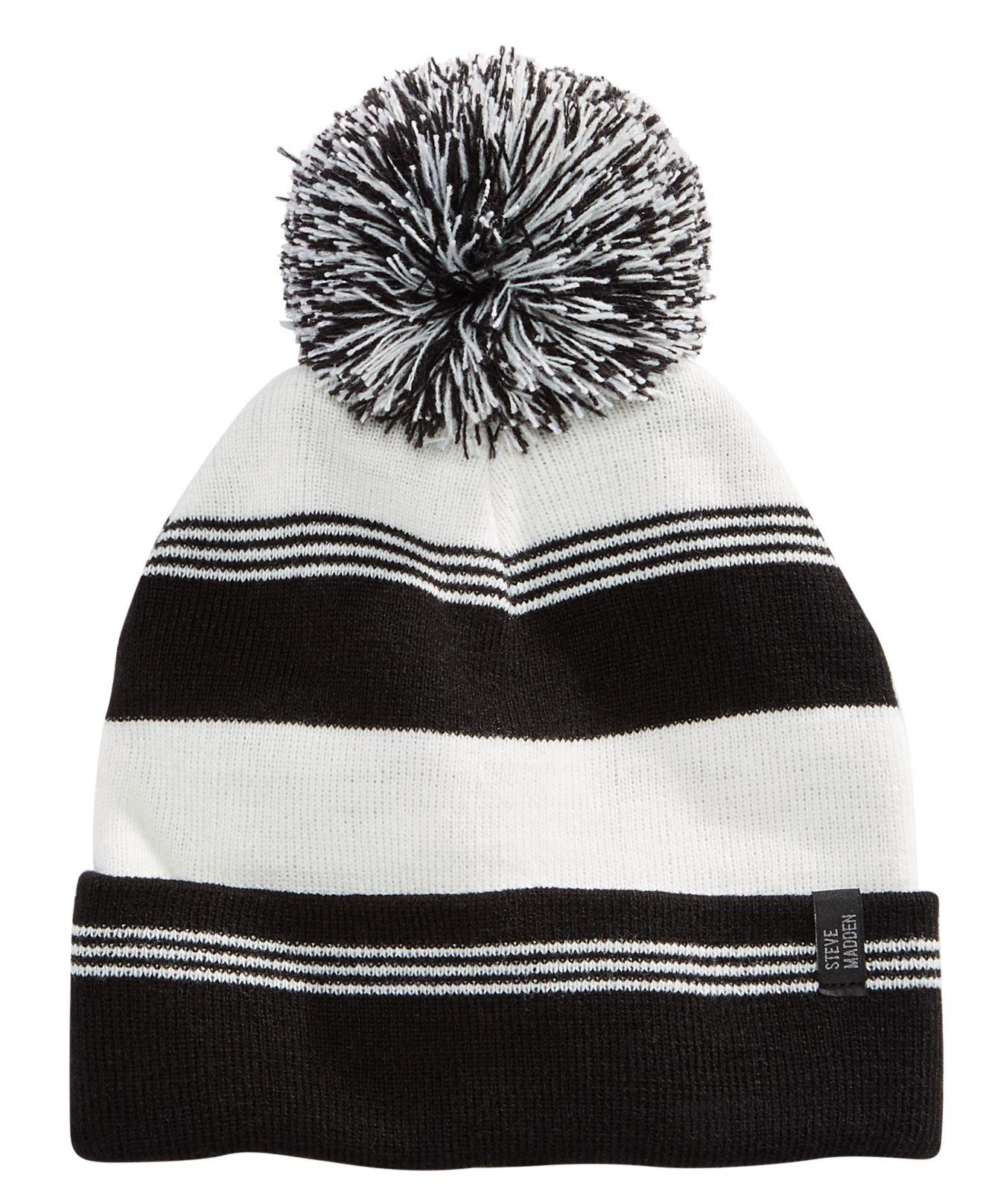steve madden pom pom beanie