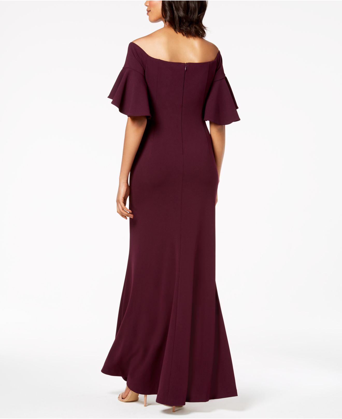 calvin klein sweetheart off the shoulder dress