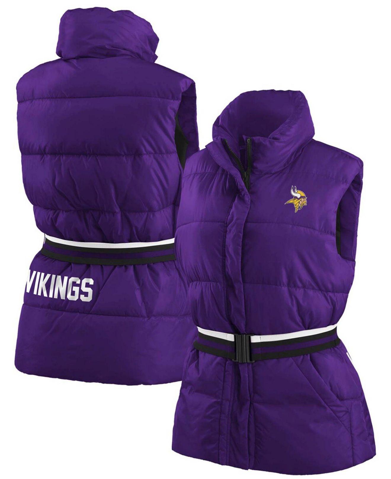 Women's Wear by Erin Andrews Purple Baltimore Ravens Bomber Full-Zip Jacket Size: Small