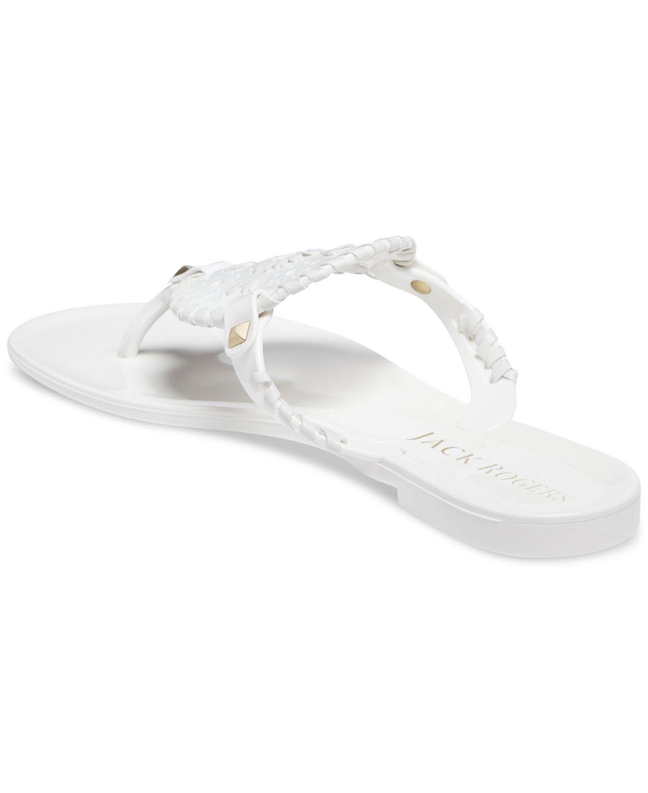 white jelly jack rogers
