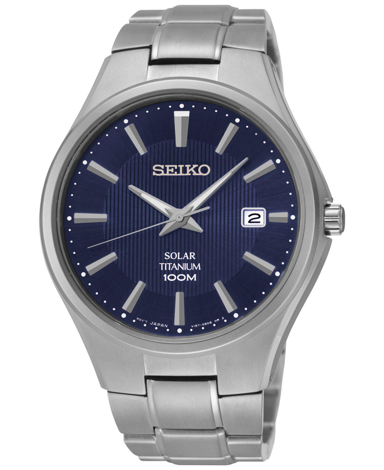 seiko men's silvertone