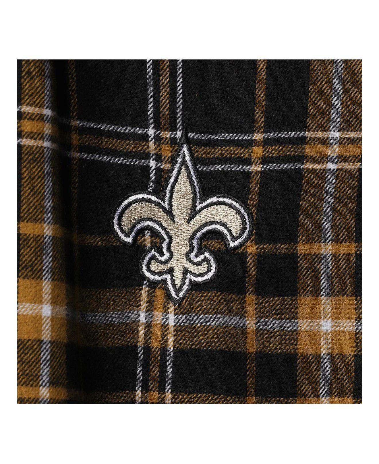 New Orleans Saints Fleur de Lis Hooded Sweatshirt - BLACK & GOLD SPORTS