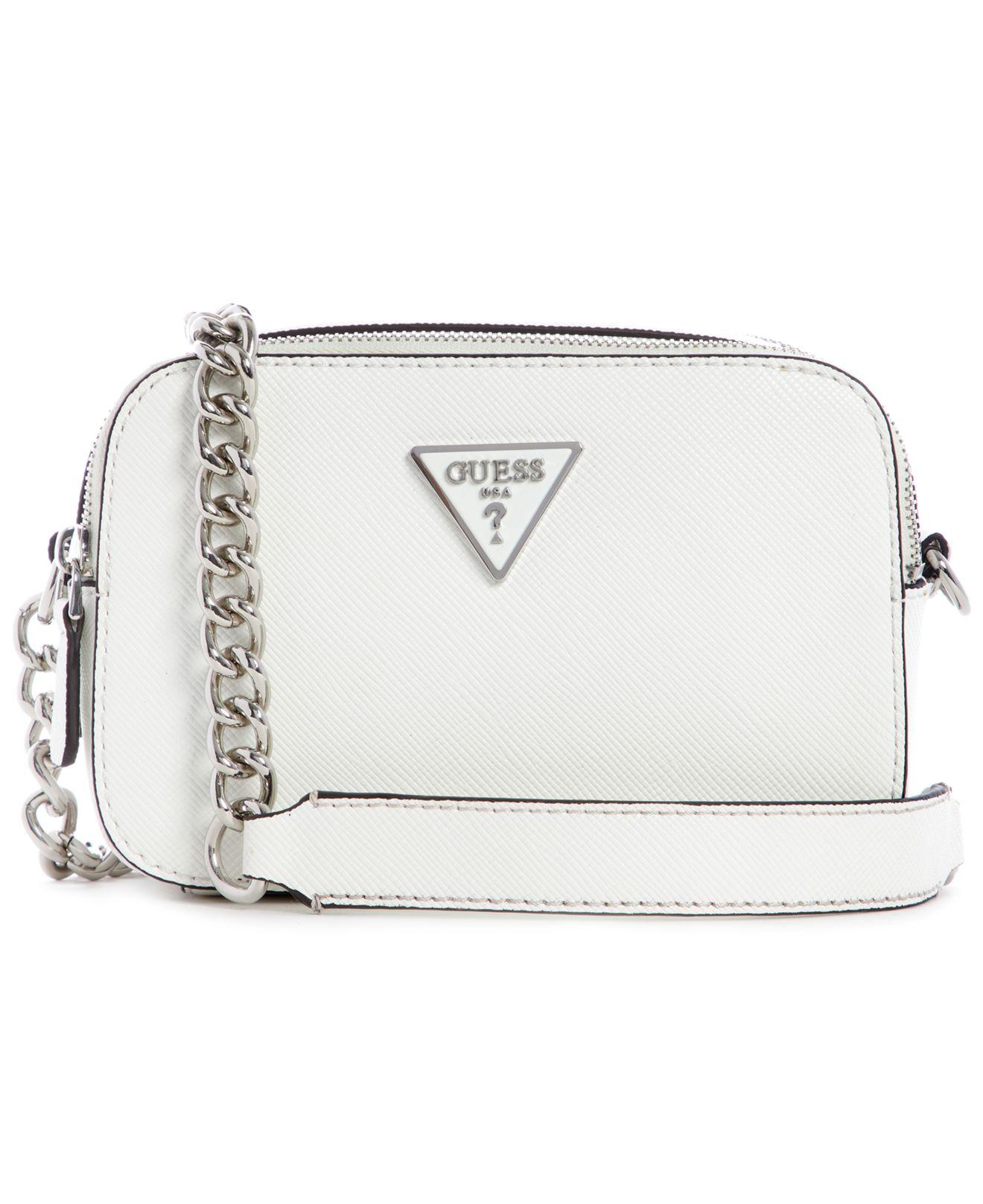 Guess Noelle Crossbody Camera in White