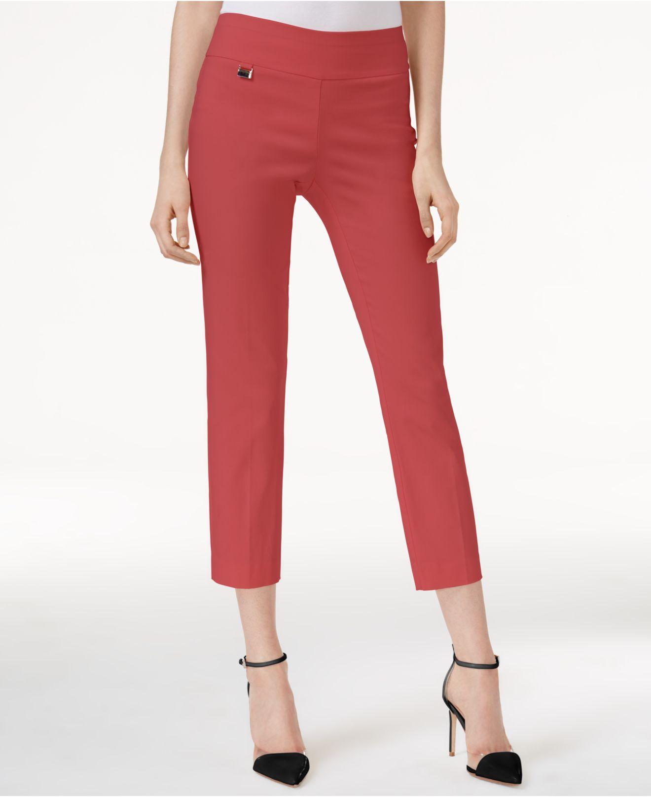 macy's pull on pants