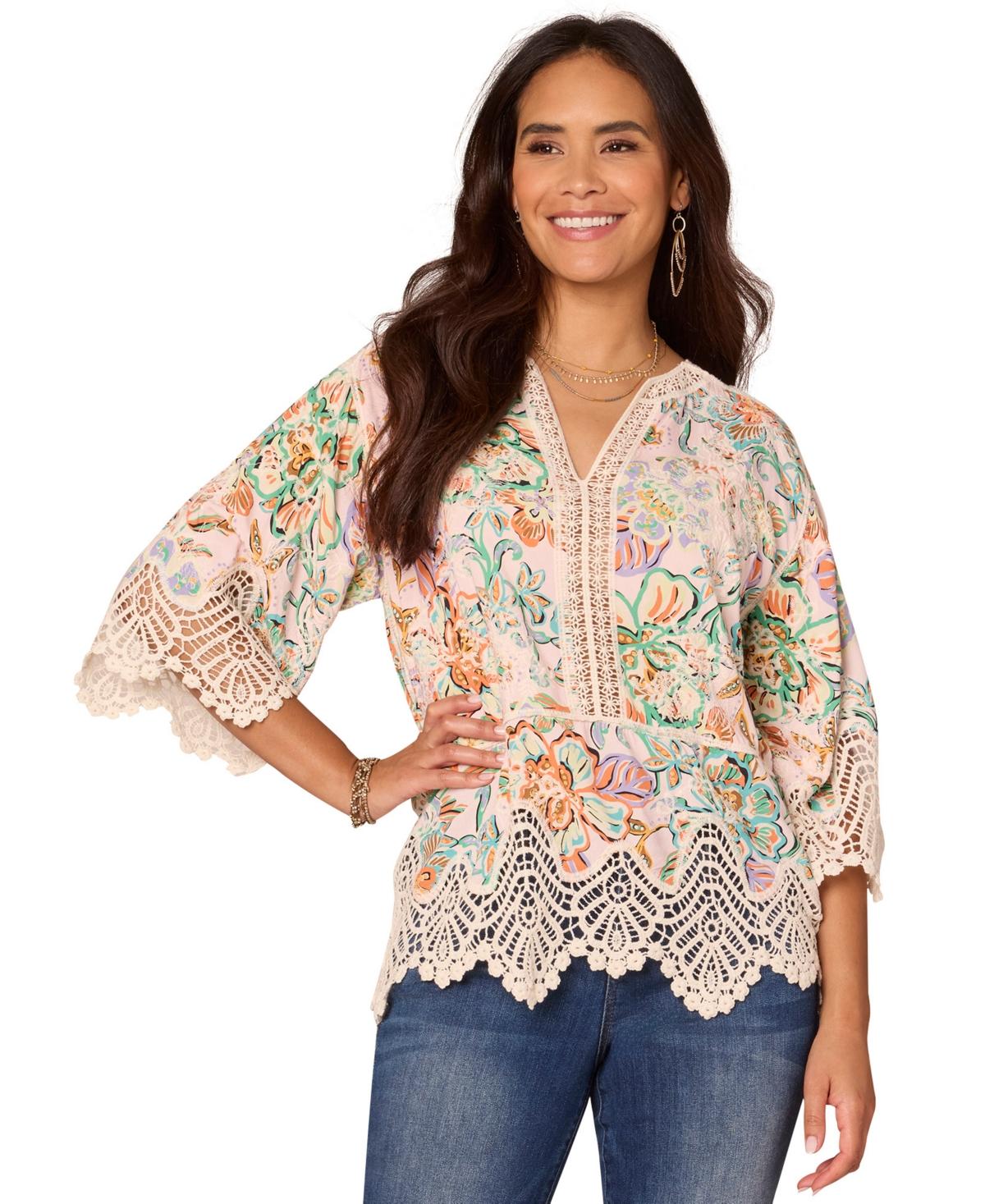 democracy lace crochet top