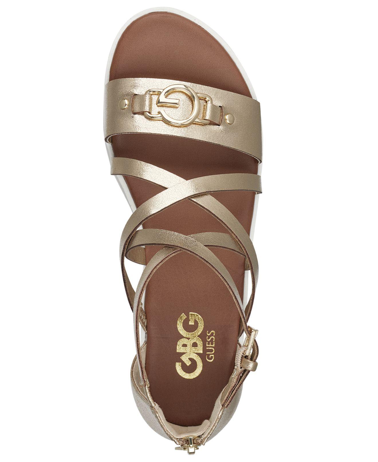 g by guess karin flat sandals