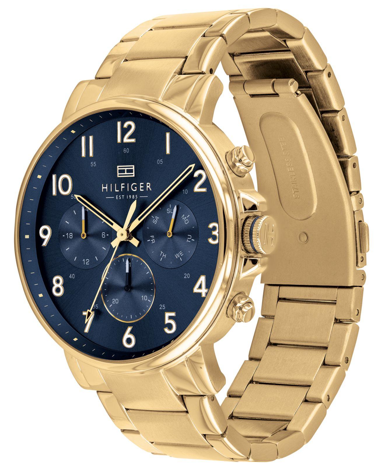 Tommy Hilfiger Daniel Chronograph Watch in Gold (Metallic) for Men - Save  9% - Lyst