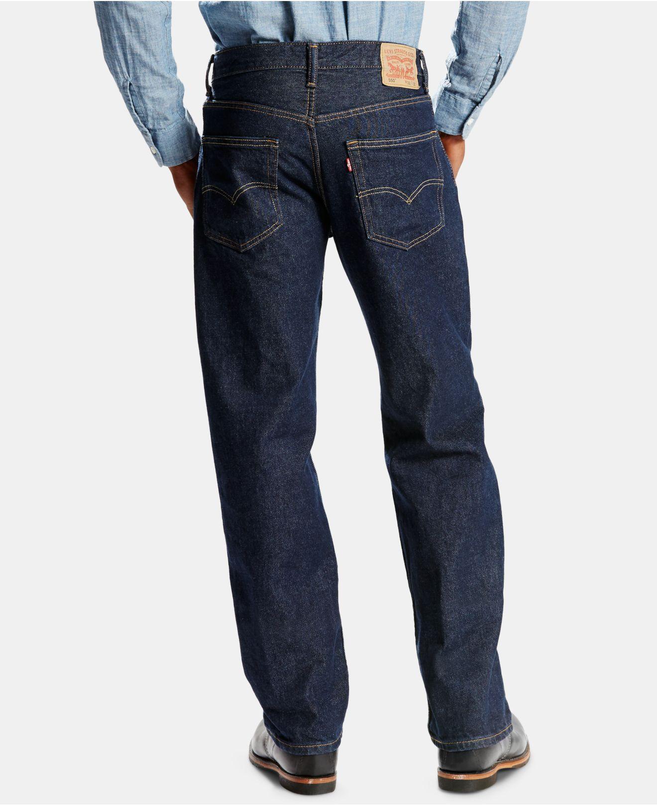 Levi's Denim ® Big Tall 550 Relaxed-fit Stretch Jeans in Rinse (Blue) for Men - Save 11% - Lyst