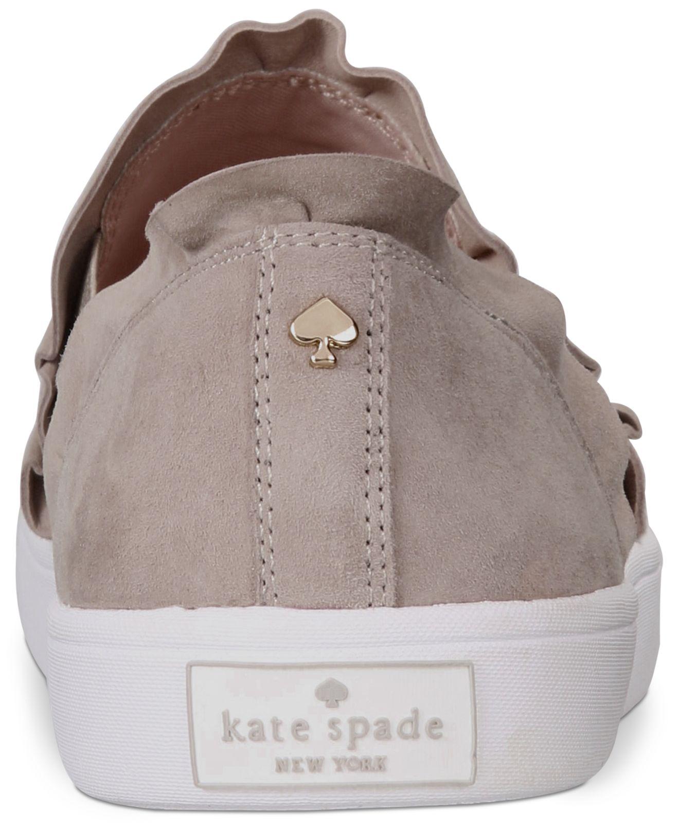 kate spade lilly sneakers rose gold