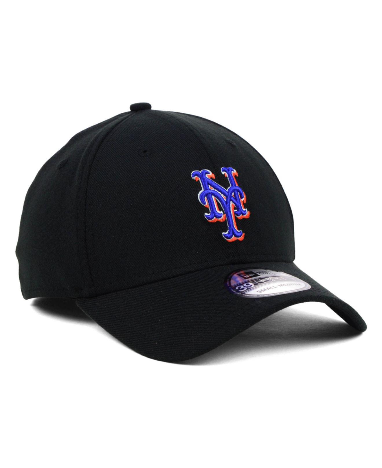 KTZ New York Mets Mlb Team Classic 39thirty Cap in Black for Men