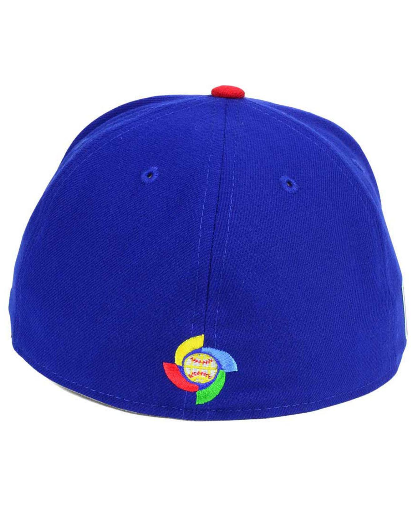 KTZ Puerto Rico World Baseball Classic 59fifty Fitted Cap in Blue for Men