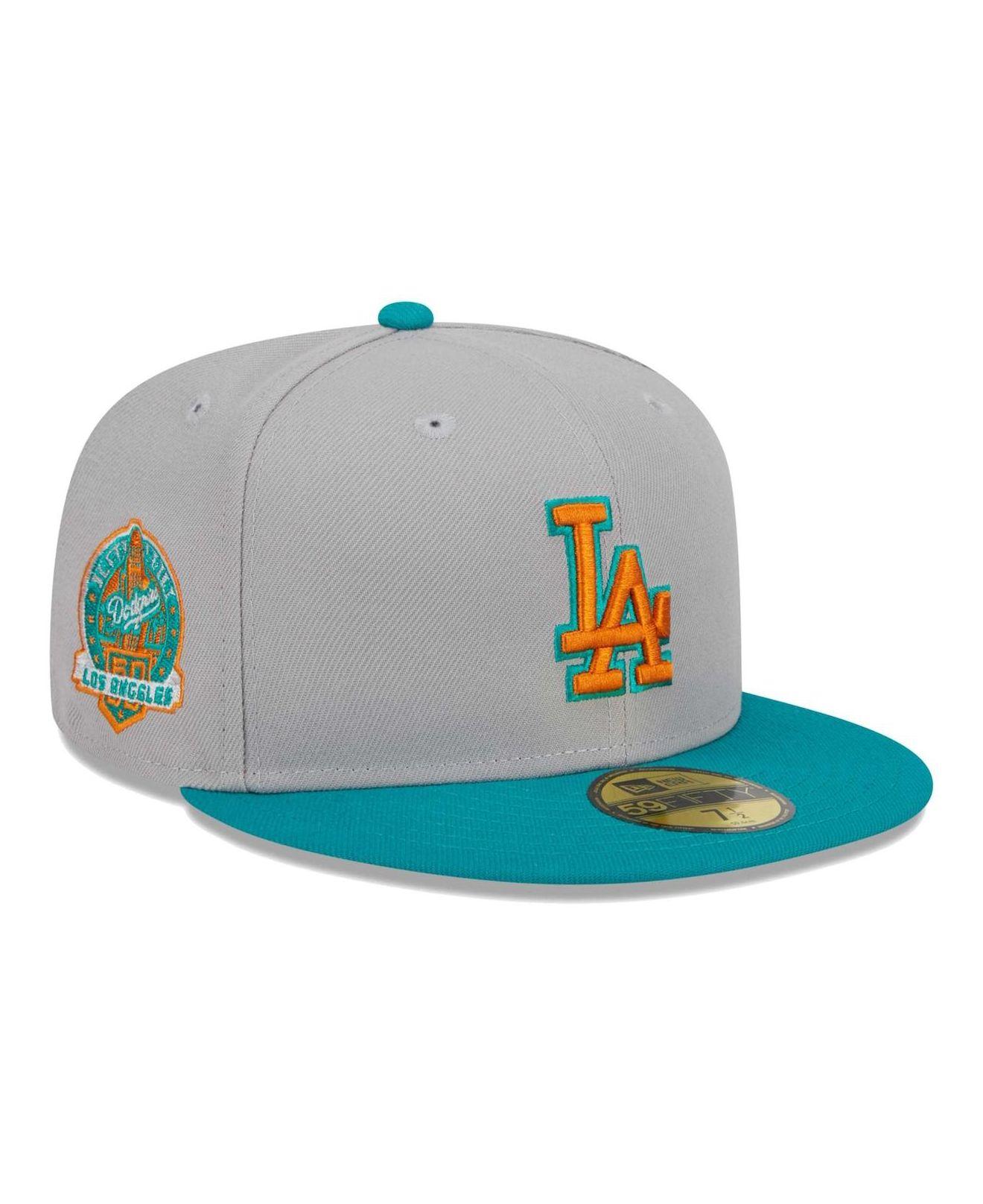 KTZ Los Angeles Dodgers Gold Stated 59fifty Fitted Cap in Black
