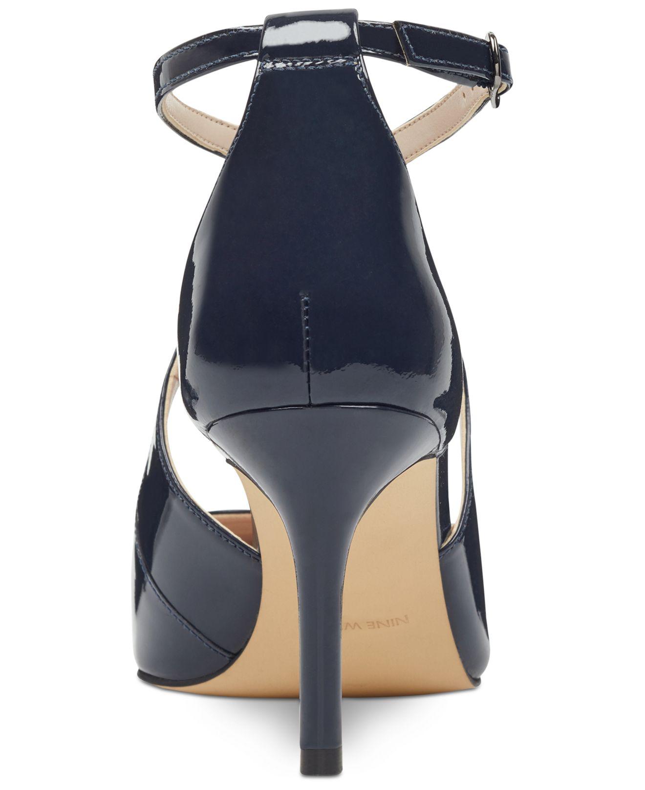 nine west micaela strappy pumps