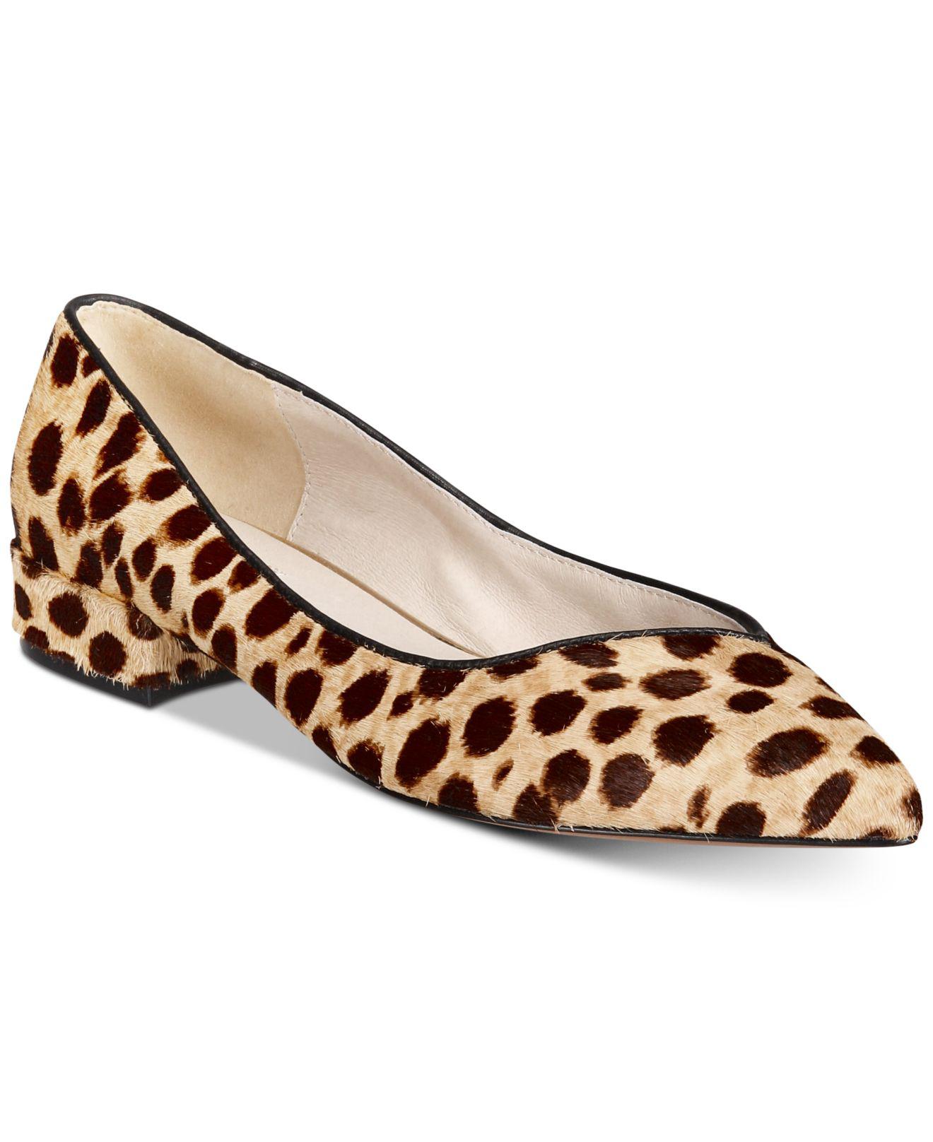 Kenneth Cole Fur Camelia Flats in 