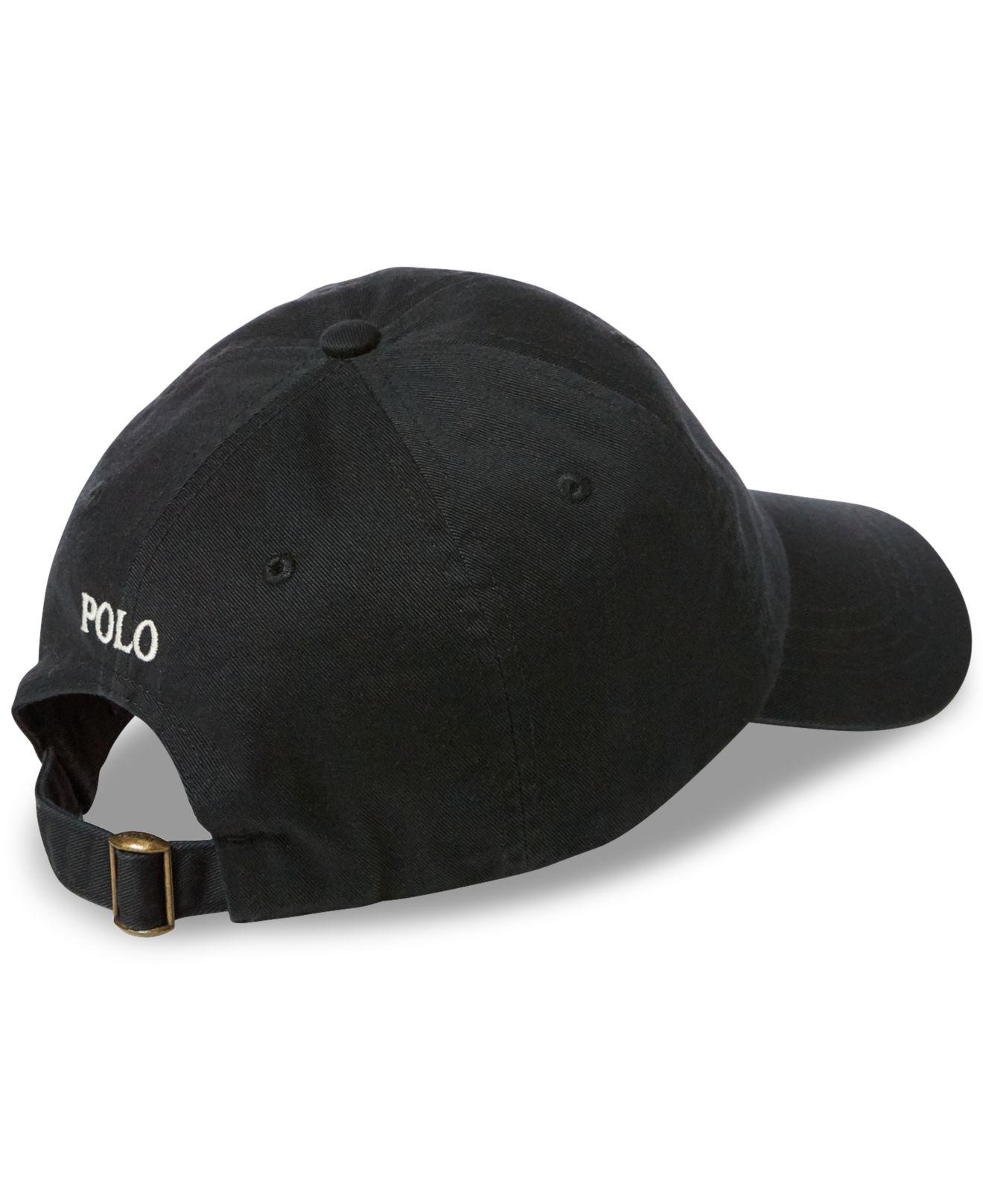 Polo Ralph Lauren Baseball Cap in Black for Men Lyst