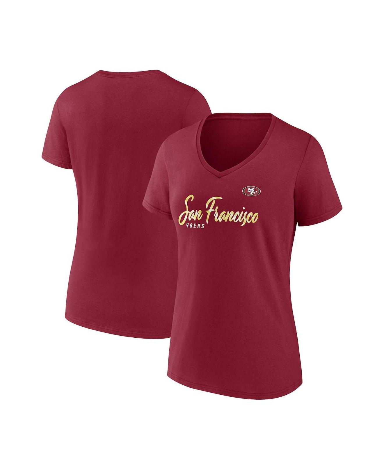 San Francisco Giants Fanatics Branded Women's Ultimate Style Raglan V-Neck  T-Shirt - Black