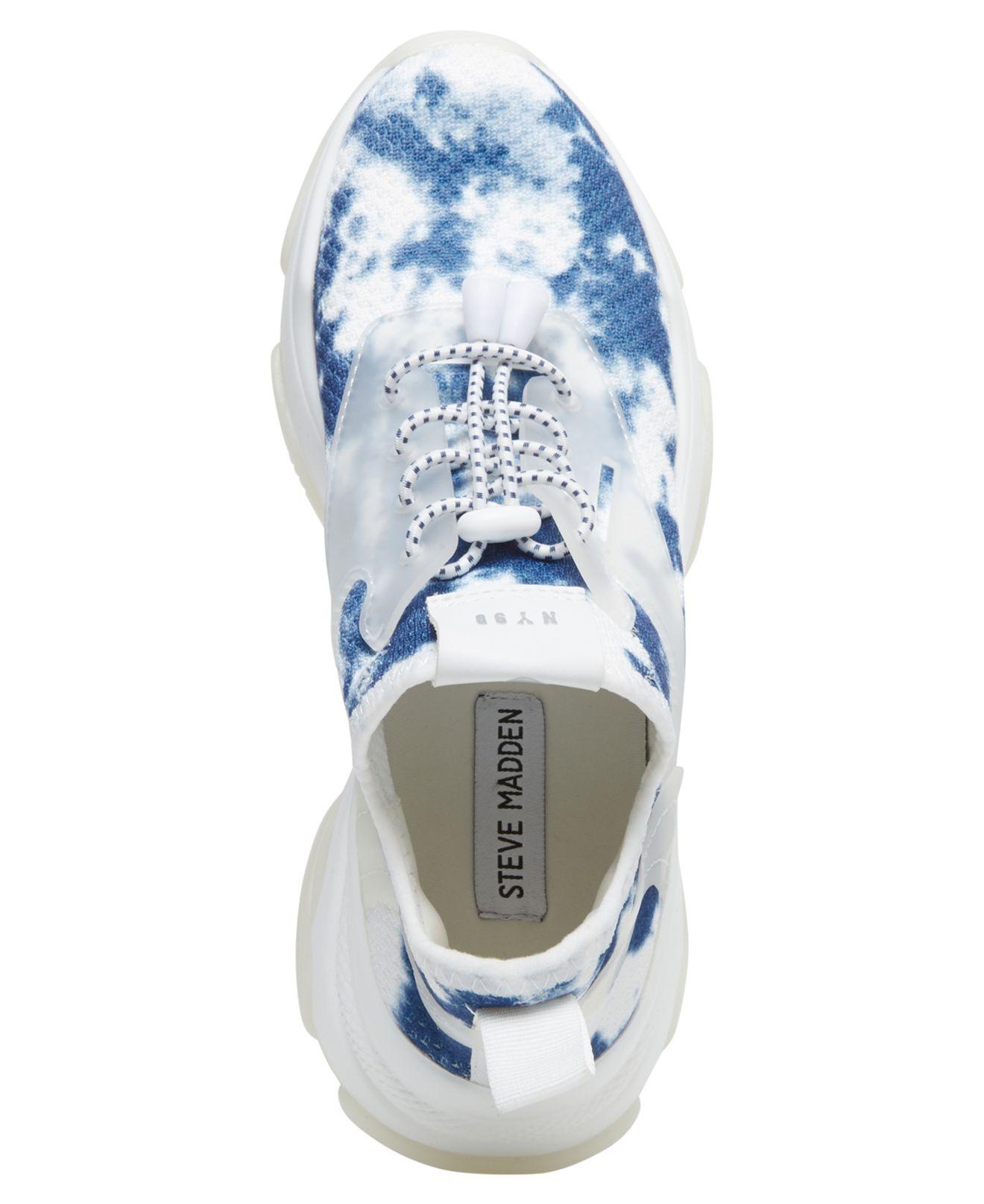Womens Possession Grey / Blue Lace-Up Low-Profile Shoes