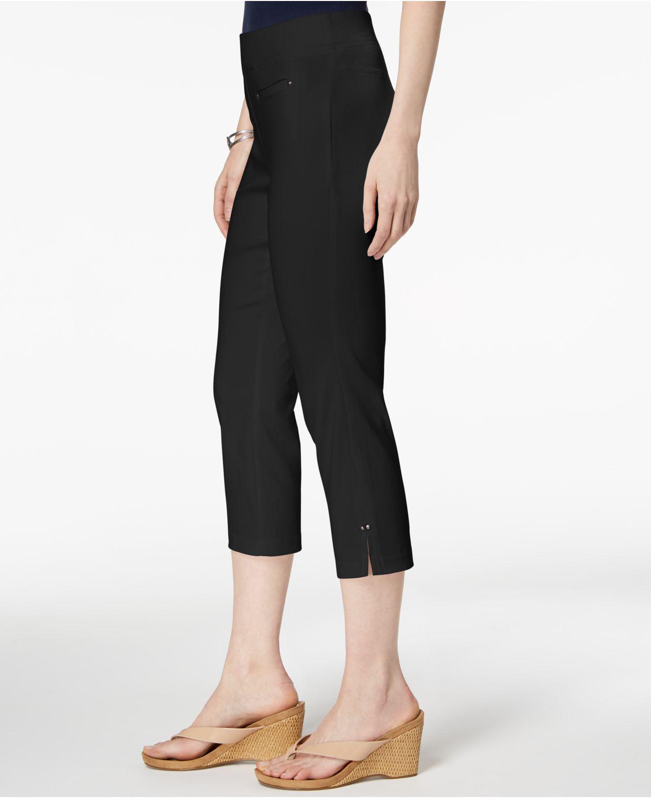 macy's pull on capri pants