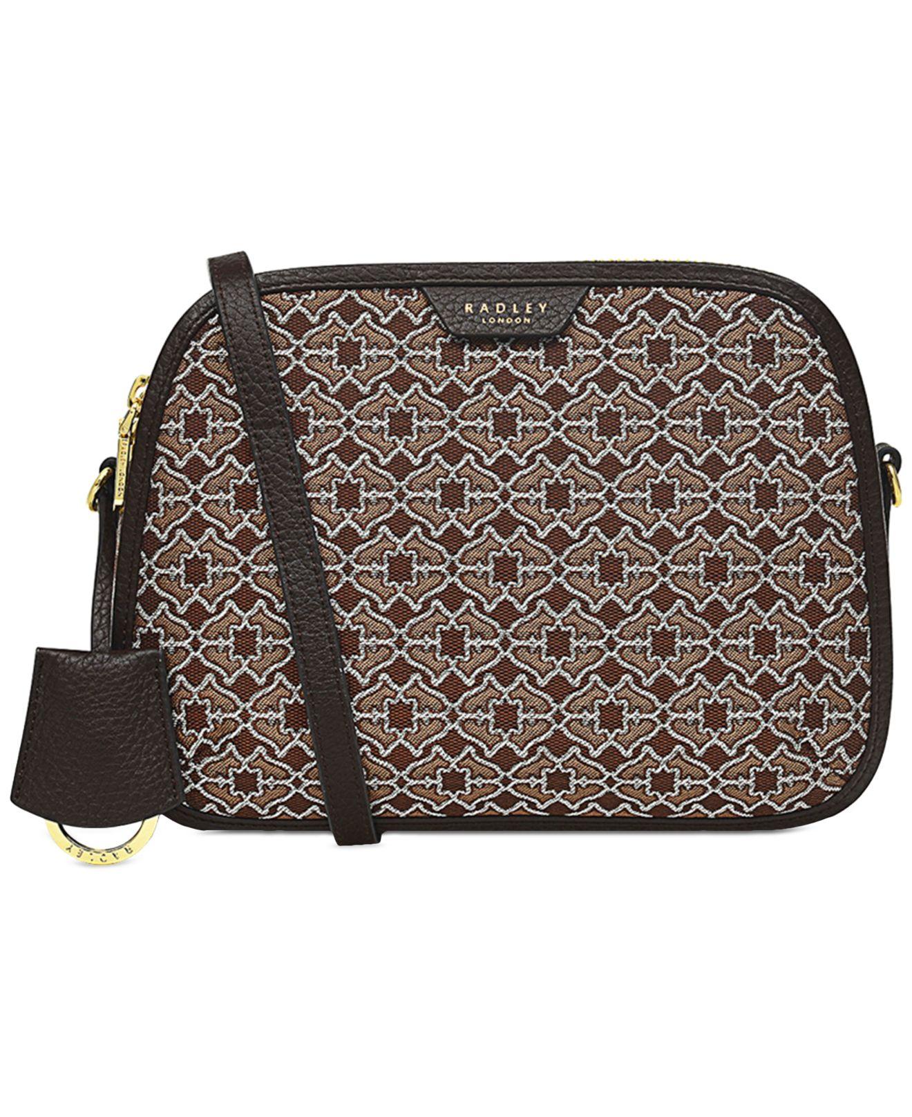 Radley Dukes Place Heirloom Medium Zip Top Crossbody in Brown Lyst