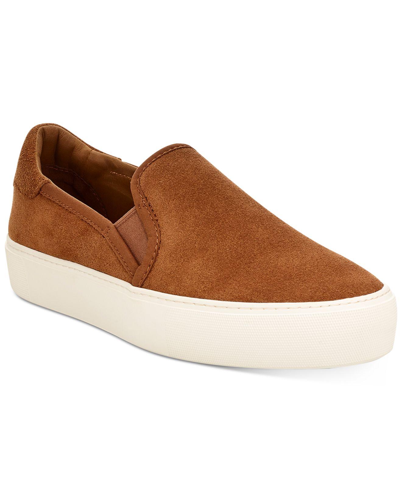 UGG Leather Jass Slip-on Sneakers in Chestnut (Brown) - Lyst