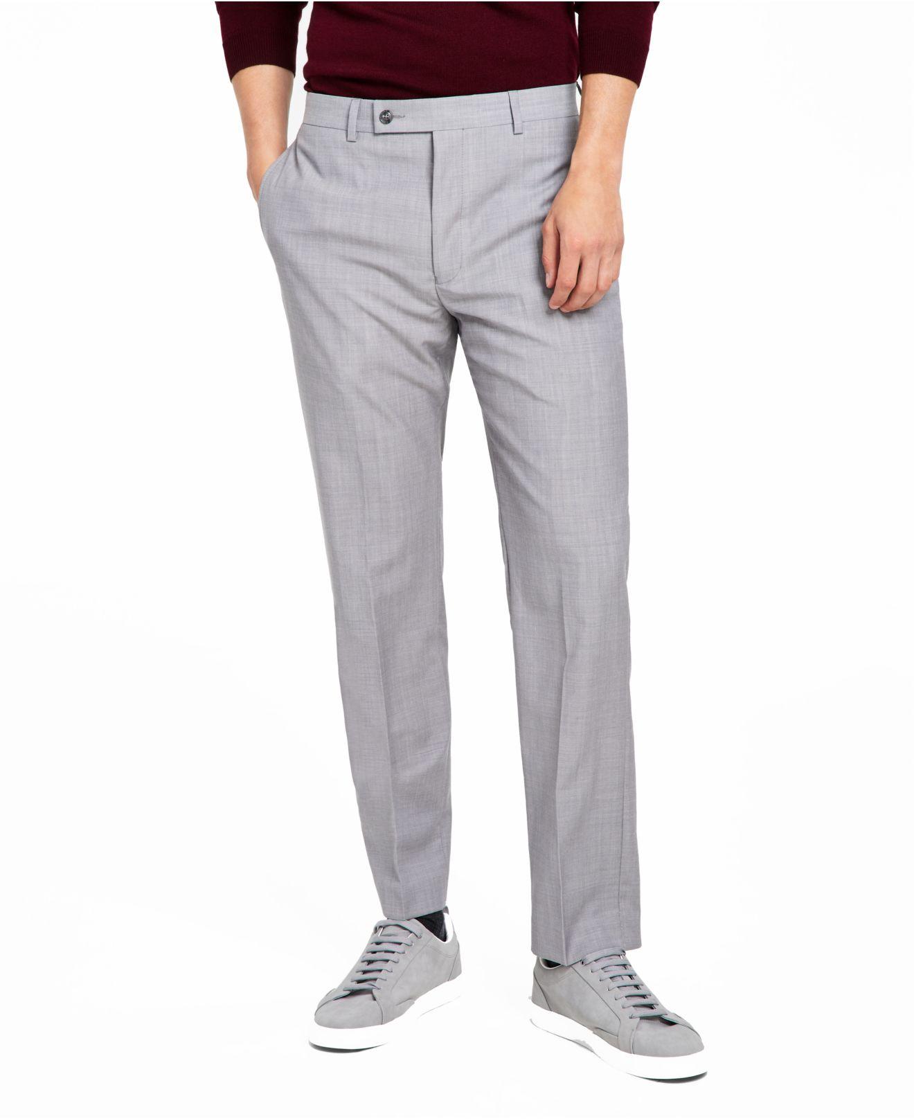Calvin Klein Men's X-fit Light Gray Slim Fit Pants for Men | Lyst
