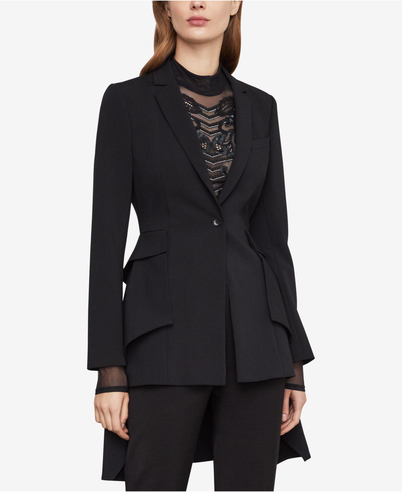 high low blazer jacket