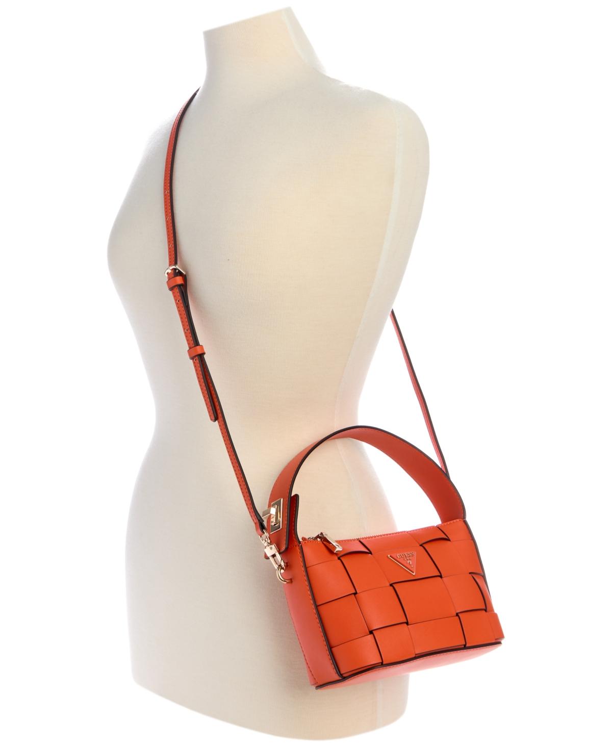 Guess■ MAYLEE 格子 ミニ ホーボーバッグ White Guess Hobo bags and purses for Women | Online Sale up to 60