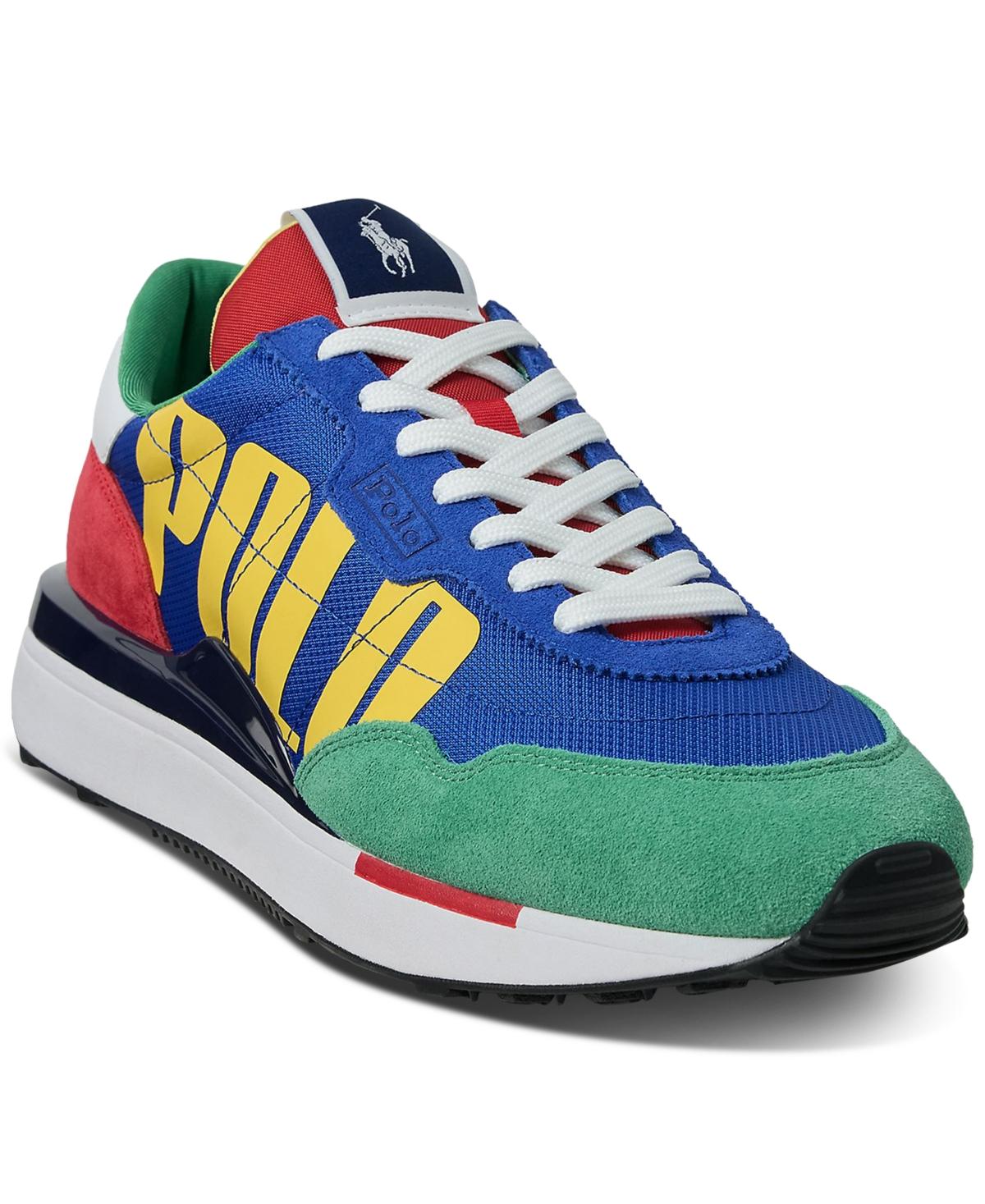 New Polo Ralph Lauren Men\'s Multi Train 89 Logo Lace-up Sneakers, Men main image 2