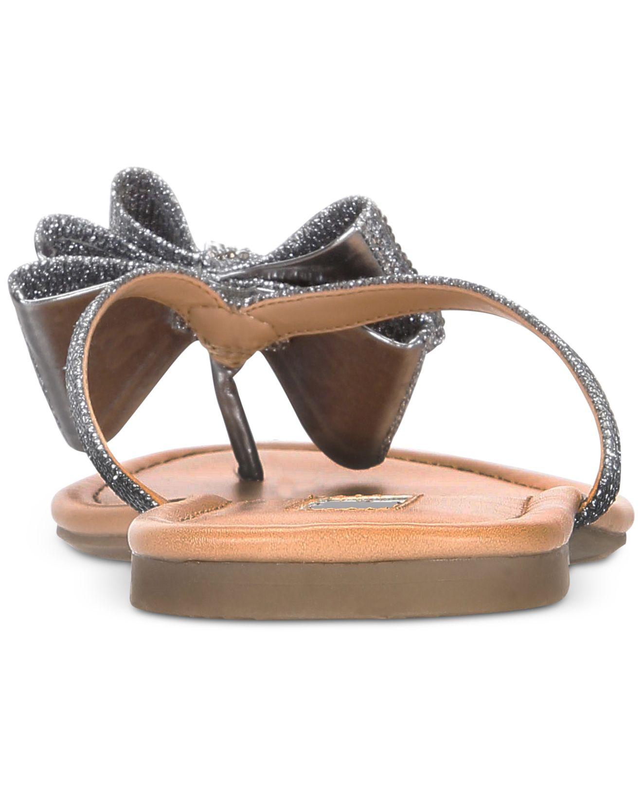 INC International Concepts Women's Mabae Bow Flat Sandals - Lyst