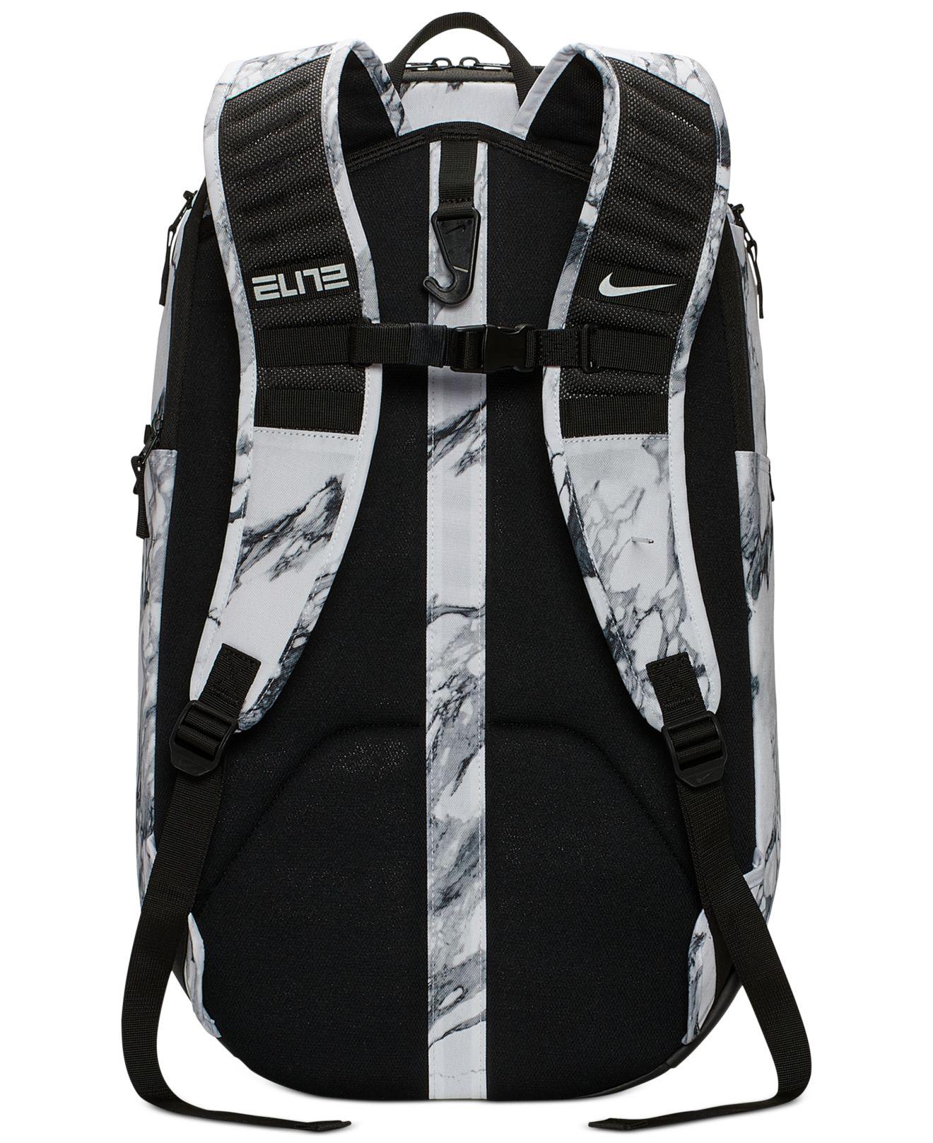 Nike Hoops Elite Pro Camo Basketball Backpack in White for Men | Lyst