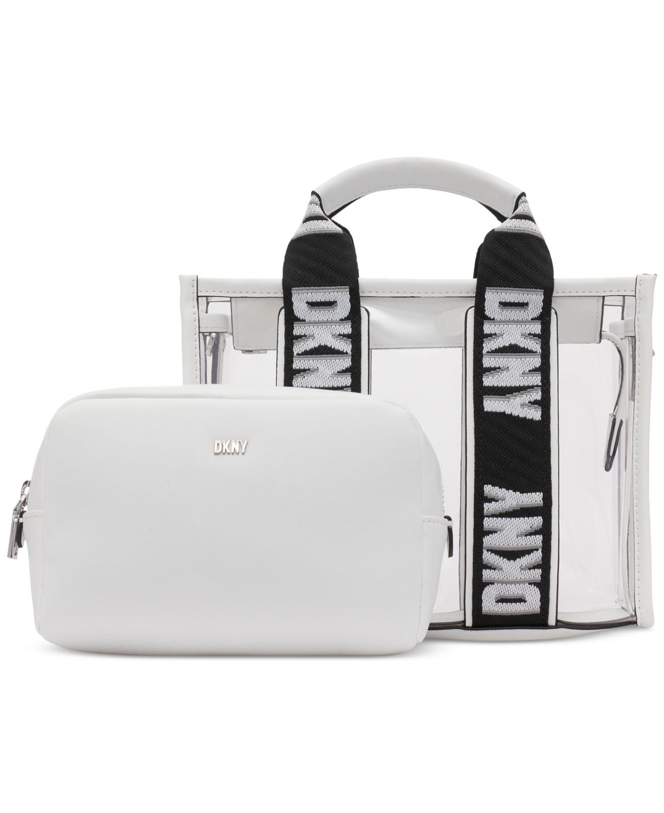 clear dkny bag
