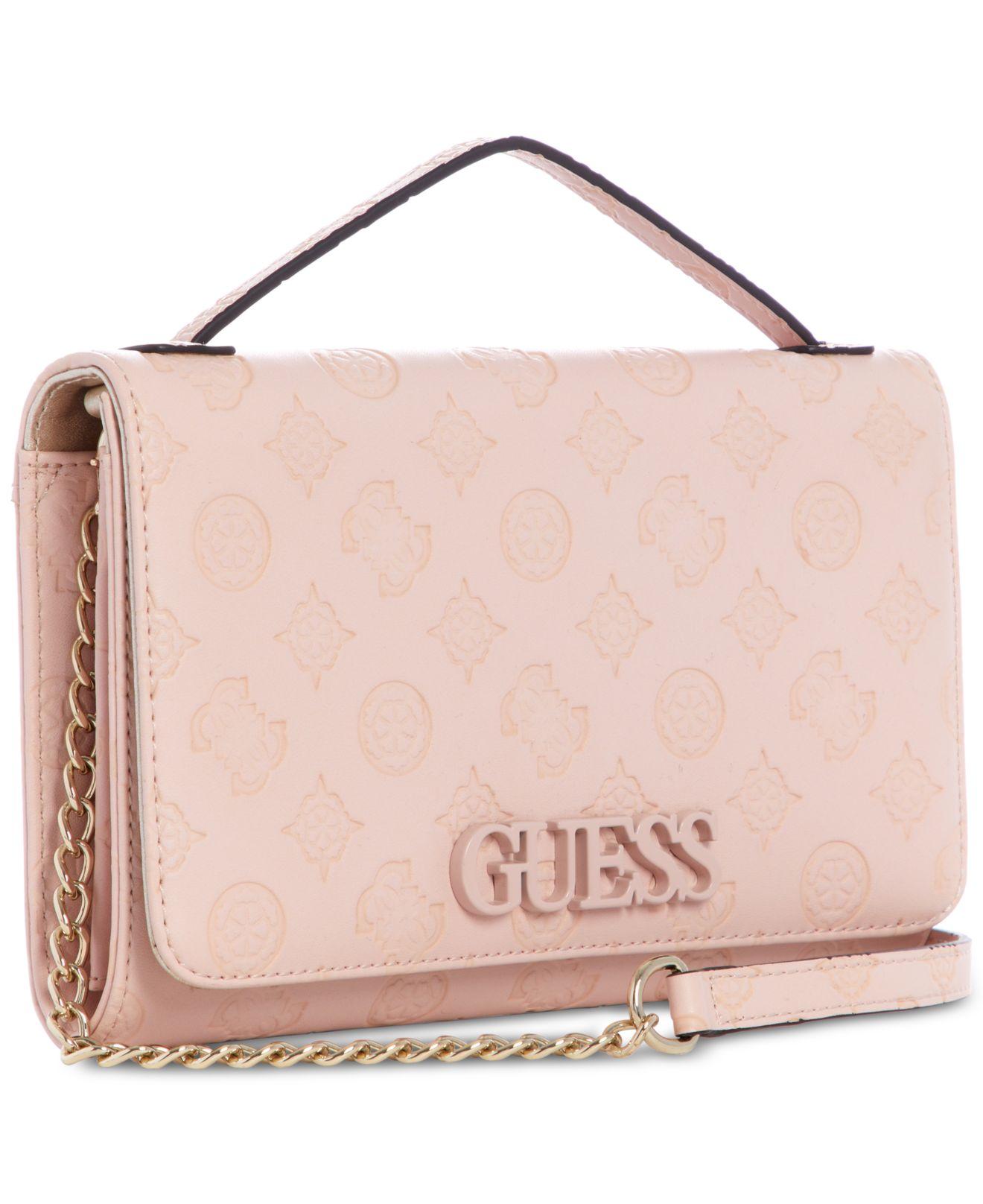 kamryn embossed logo crossbody bag