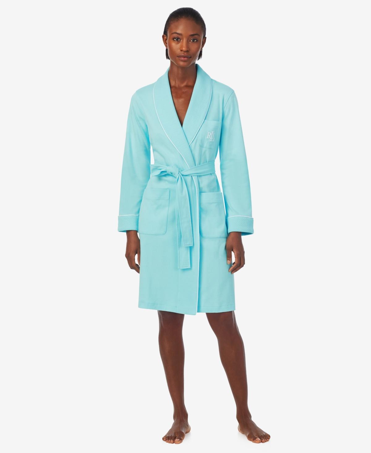 lauren ralph lauren shawl collar long wrap robe