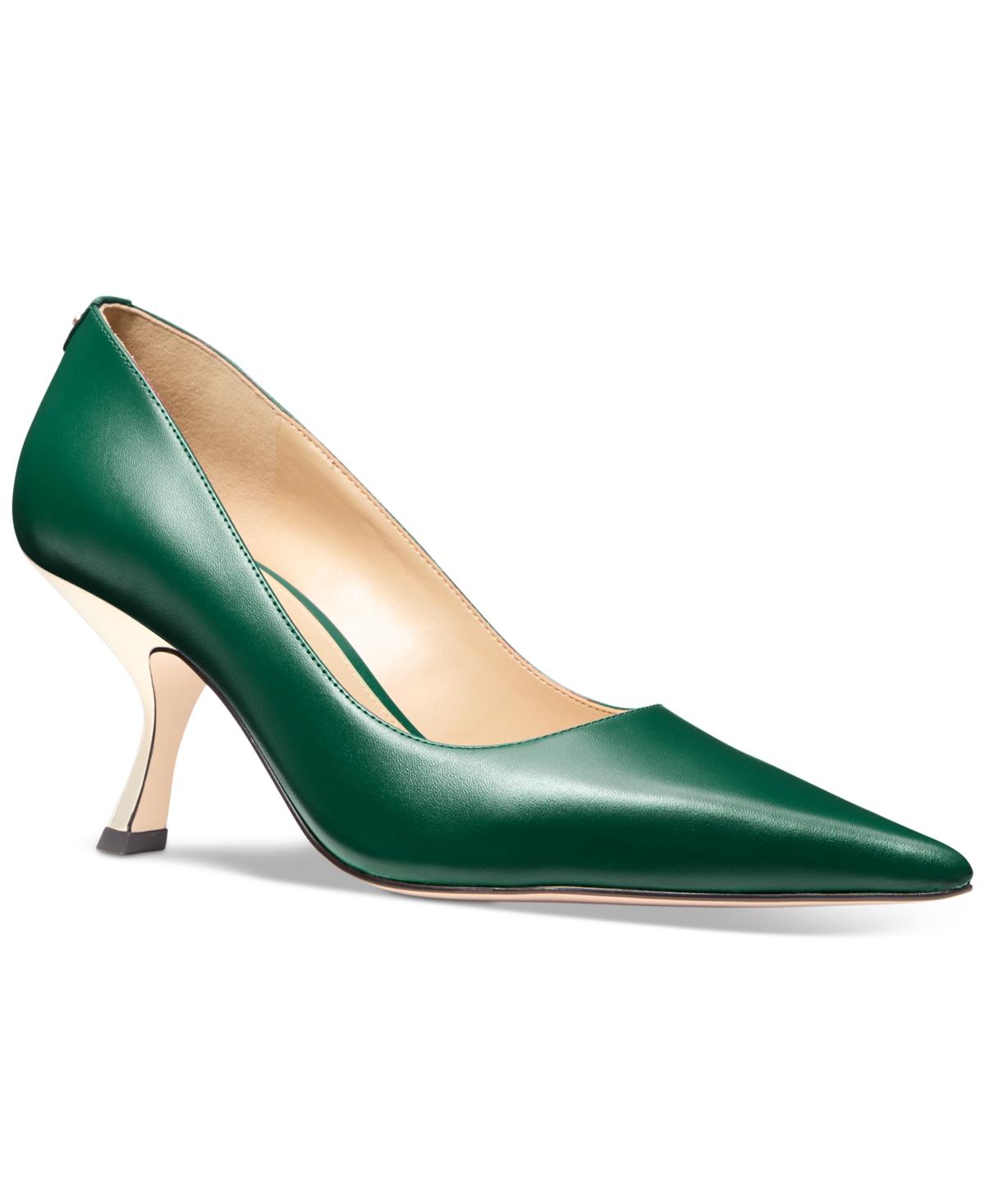 ★25SS Michael Michael Kors LUNA ポインテッドトゥ パンプス Michael Kors Michael Luna Pointed Toe Pumps in Green | Lyst