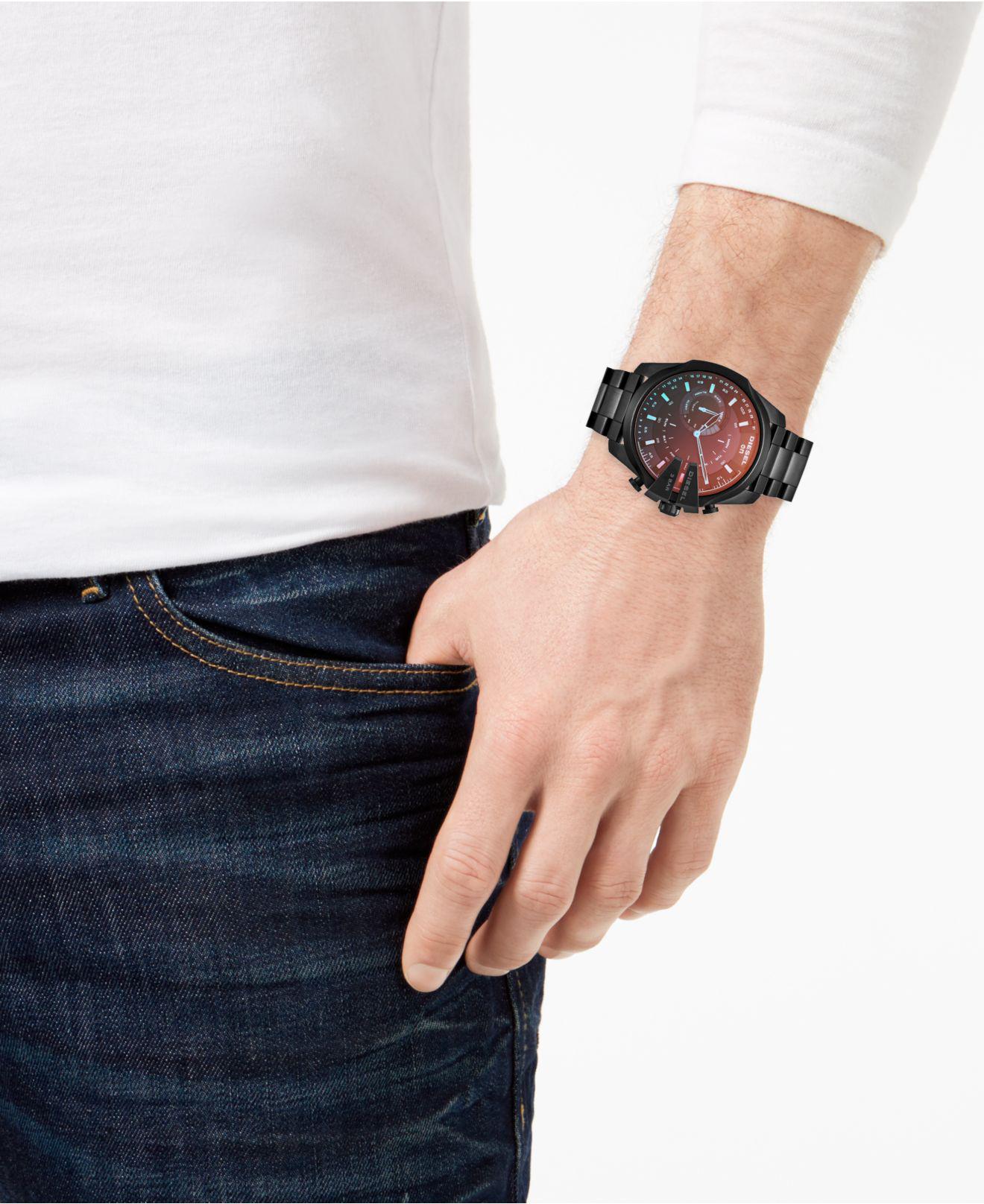 diesel on mega chief hybrid smartwatch dzt1011