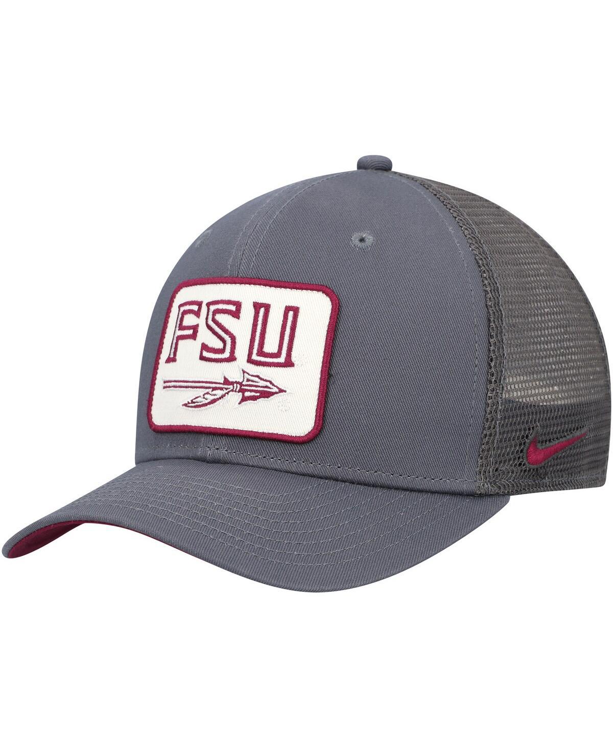 Nike Florida State Seminoles Classic99 Trucker Snapback Hat in Gray for Men