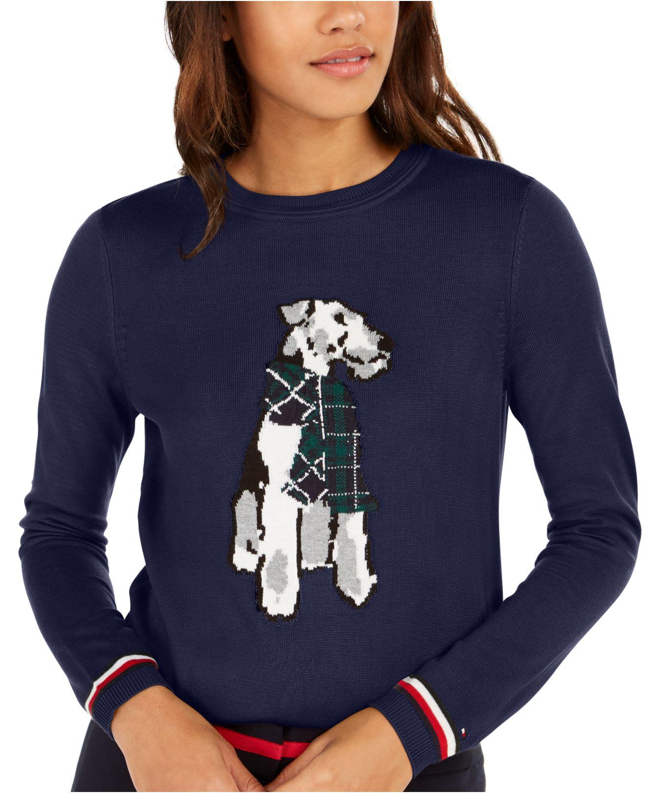 tommy hilfiger holiday terrier sweater