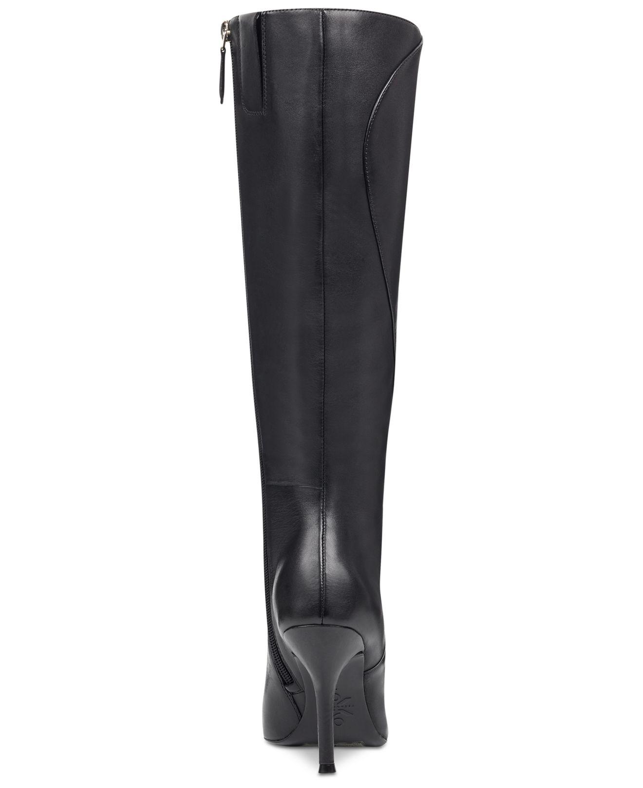 fame knee high boots nine west